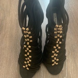 Strappy heels